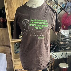 Mighty Fine Brown Napoleon Dynamite Kip Graphic Tee - Medium